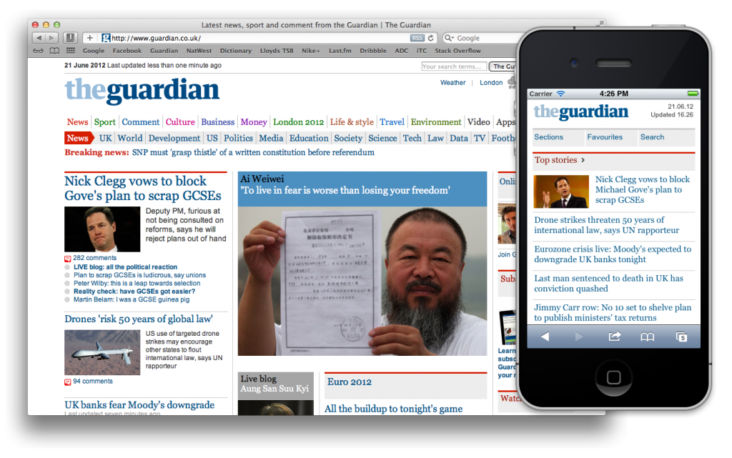 Guardian-mobile-Website