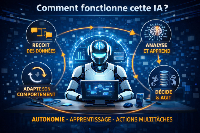IA agentique fonctionnement
