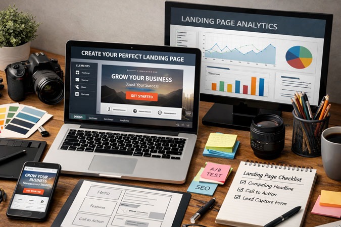 Outils de création de landing page