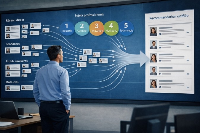 Système de recommandation LinkedIn unifié