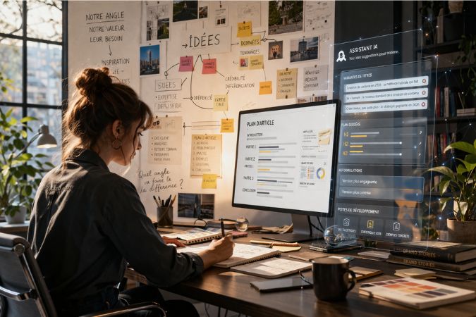 création de contenu